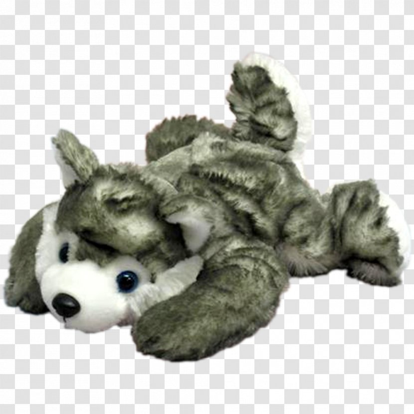 cuddly husky toy