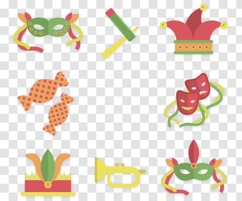 Carnival Props Vector Material - Produce Transparent PNG