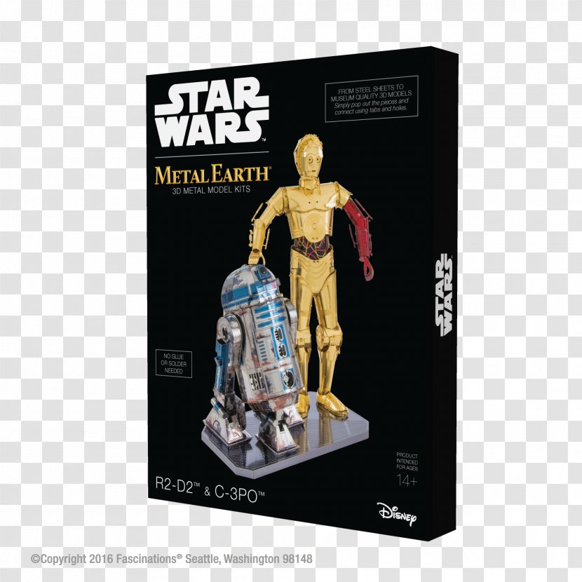 C-3PO R2-D2 Anakin Skywalker Star Wars Metal - Episode Vii - R2d2 Transparent PNG