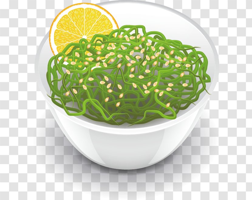 Sushi Japanese Cuisine Wakame Hiyashi Chu016bka Poke - Seaweed - Salad Transparent PNG