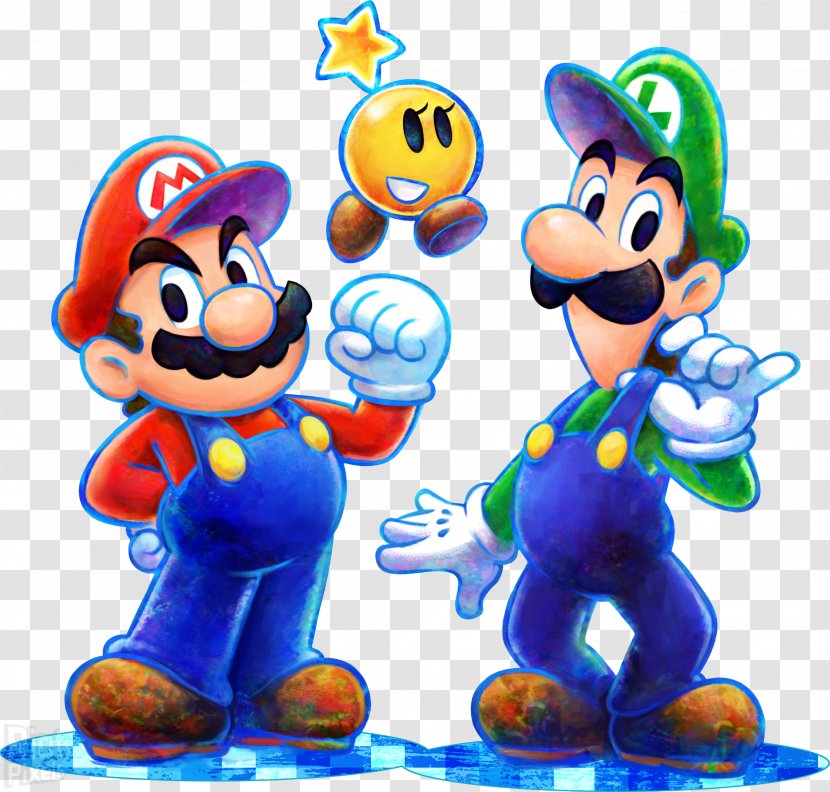 Mario & Luigi: Dream Team Superstar Saga Partners In Time Super Bros. - Mascot - Bros Transparent PNG