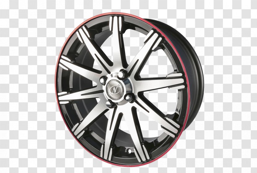 Alloy Wheel Car Tire Spoke Hubcap - Automotive Design Transparent PNG