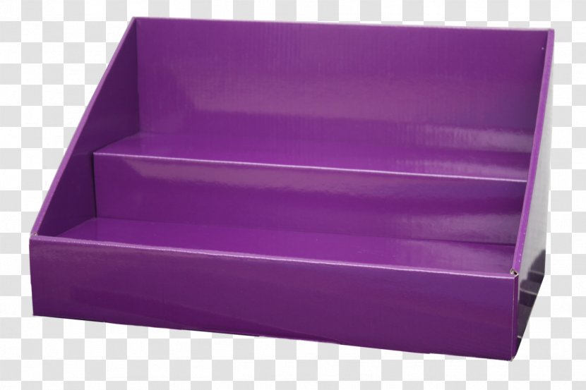 Purple Rectangle - X Display Rack Template Transparent PNG