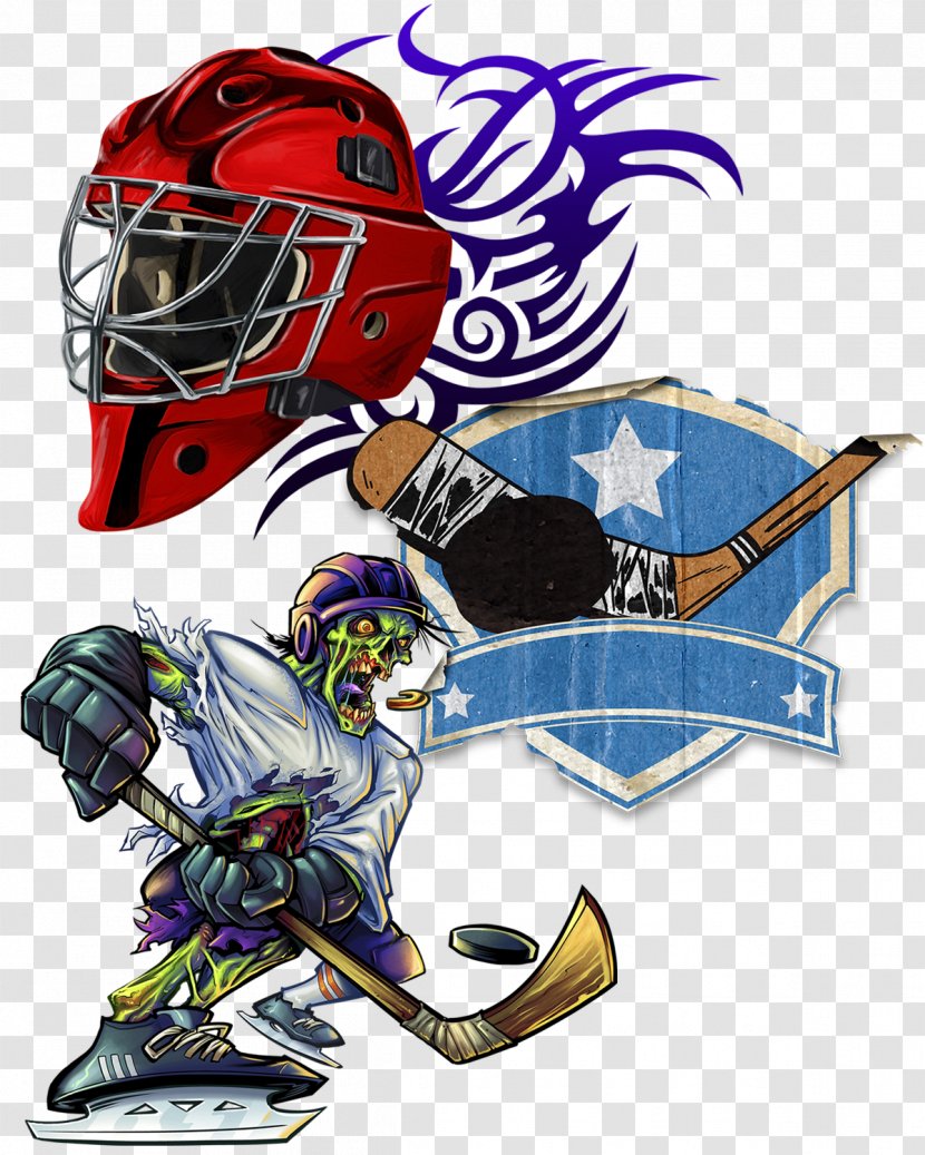 Zombie Apocalypse Sports Ice Hockey - Player - Norway Collage National Action Transparent PNG