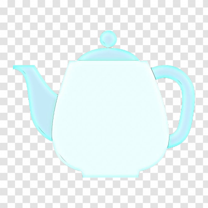 Kettle Teapot Lid White Blue - Tableware - Serveware Transparent PNG