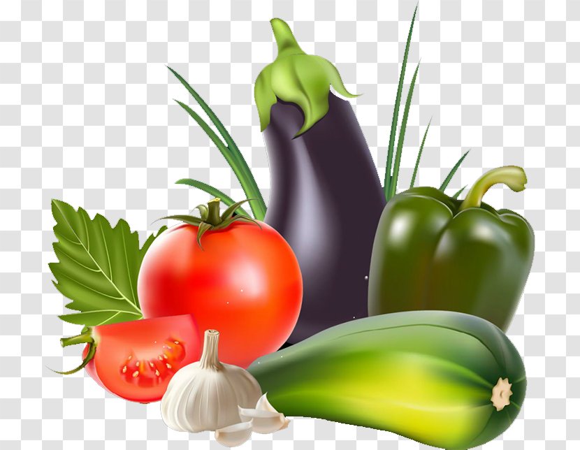 Organic Food Vegetable Fruit Clip Art - Capsicum - Eggplant Transparent PNG