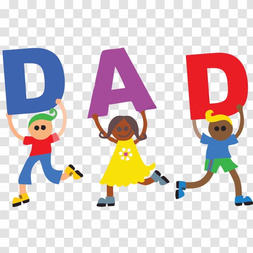Alphabet Child Clip Art - Fathers Day Pic Transparent PNG