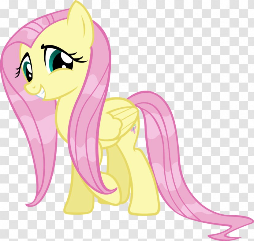 Fluttershy Pony Rainbow Dash Pinkie Pie Applejack - Cartoon - My Little Transparent PNG