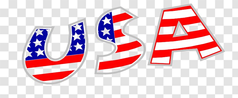 Flag Of The United States Clip Art - Text Transparent PNG