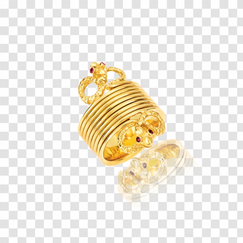 Gold Body Jewellery - Ring - Solitaire Transparent PNG
