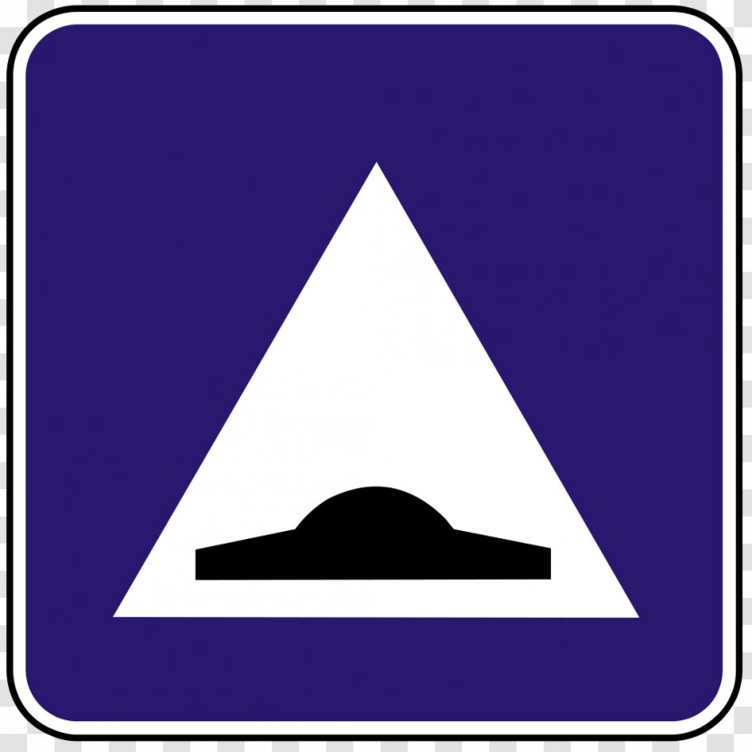 Speed Bump Traffic Sign - Signage - Matice Slovenskej Day Transparent PNG