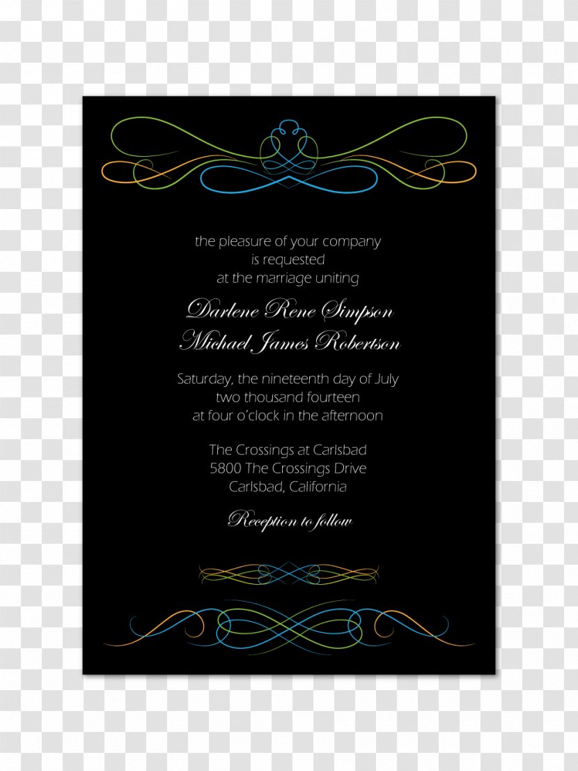 Wedding Invitation Convite Teal Font Transparent PNG