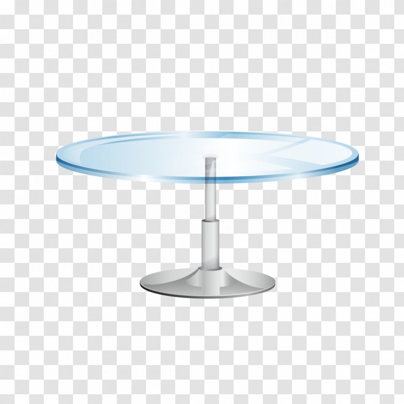 Round Table Glass - Gratis Transparent PNG