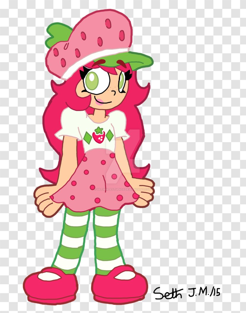 Shortcake Art Drawing Clip - Clothing - Strawberry Meet Transparent PNG