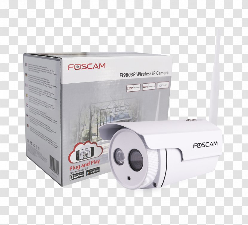 IP Camera Wireless Security Closed-circuit Television - Wifi - White Transparent PNG
