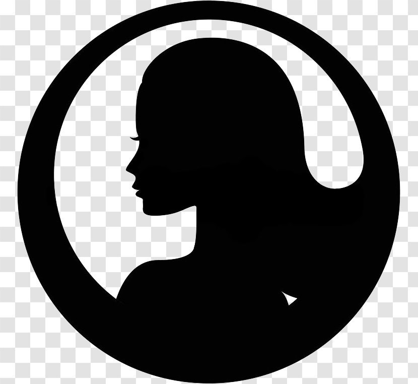 Royalty-free Silhouette Woman - Black And White Transparent PNG