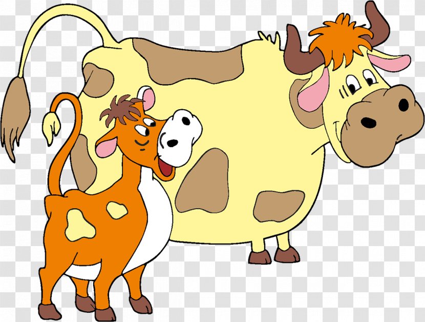 Cattle Calf Bulls And Cows Livestock Goat - Animal Figure - Cow Transparent PNG
