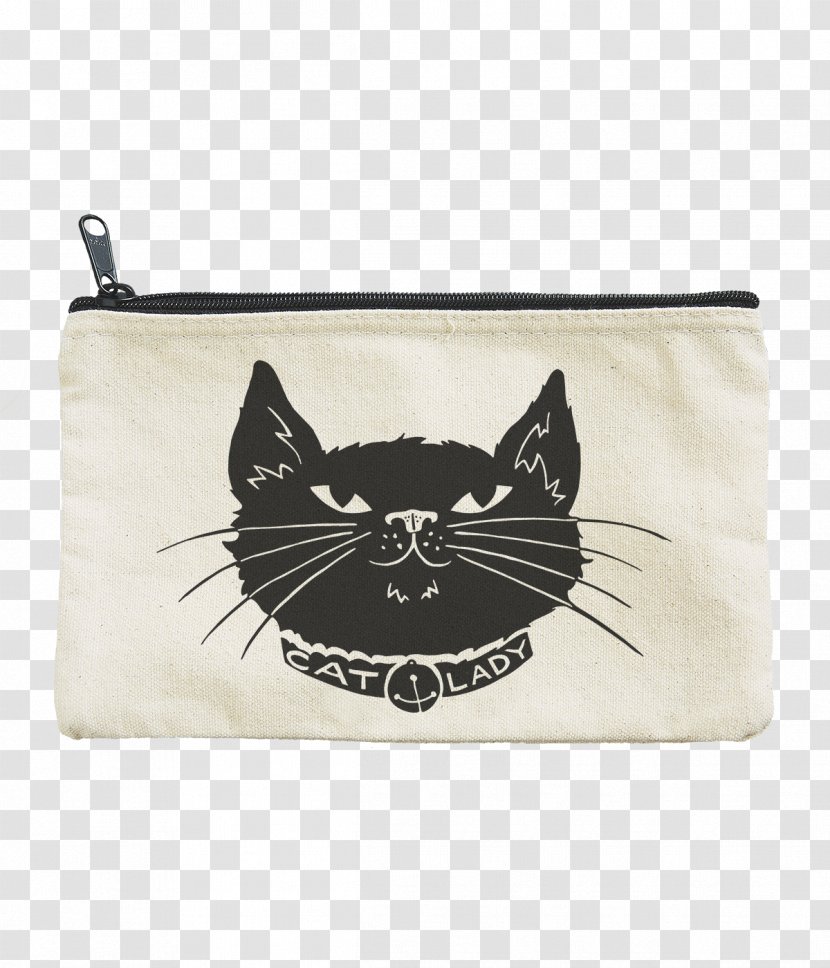 Carbonated Water Handbag Whiskers Zipper - Carnivoran - Cat Lady Transparent PNG