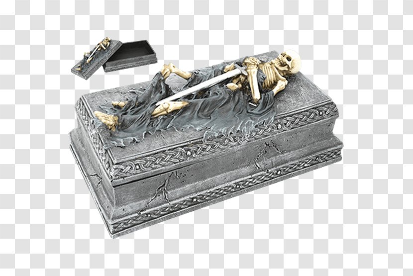 Caskets Jewellery Box Tomb - Decorative - Skeleton Coffin Transparent PNG