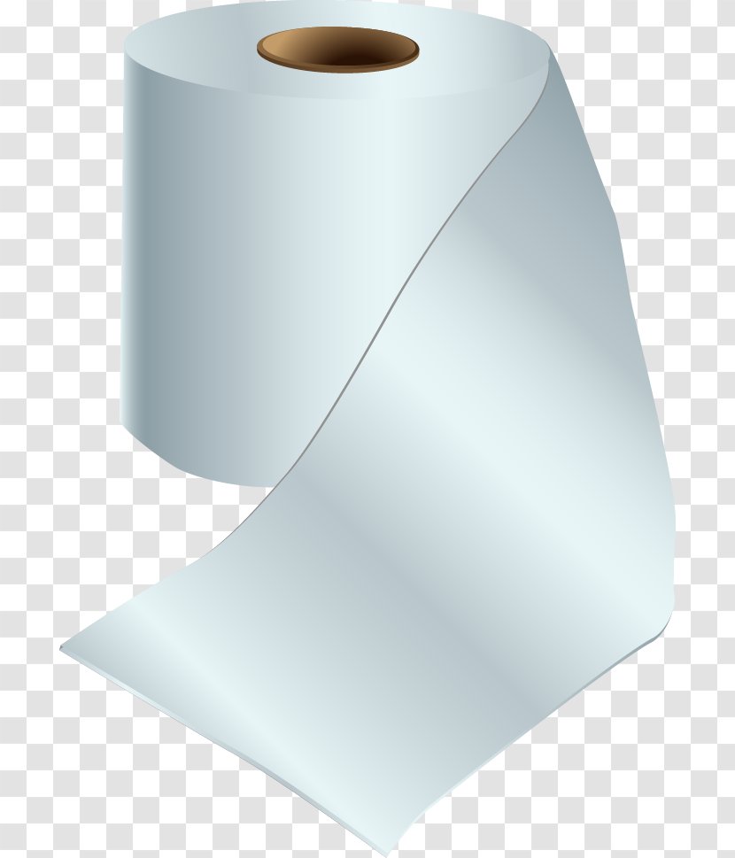 Toilet Paper - A Roll Of Vector Material Transparent PNG
