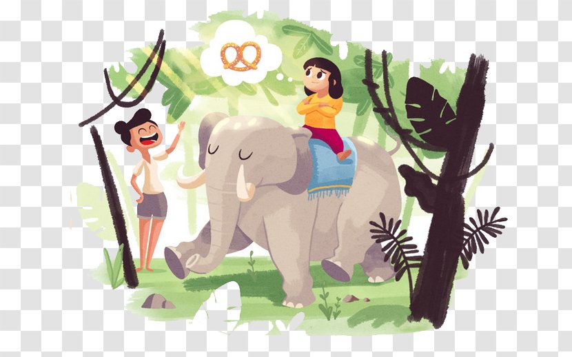 Painting Storyboard Designer Illustrator Illustration - Mammal - Elephant Transparent PNG