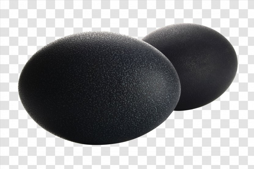 Material - Black Ostrich Egg Transparent PNG