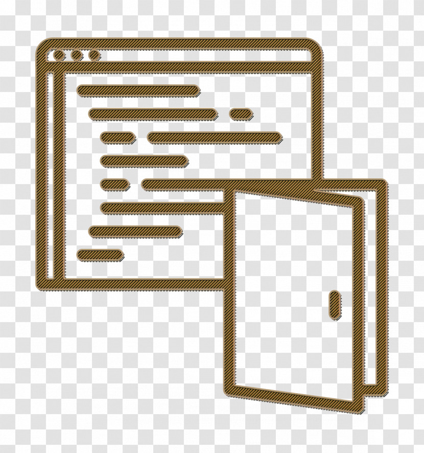 Backdoor Icon Code Icon Data Protection Icon Transparent PNG