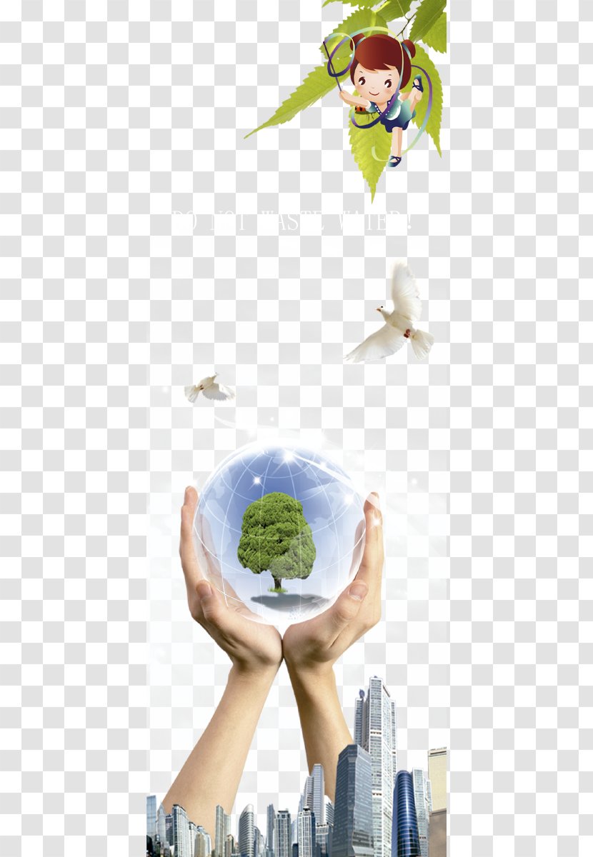 Natural Environment Environmental Protection Green Template - Vecteur - Hold Global Transparent PNG
