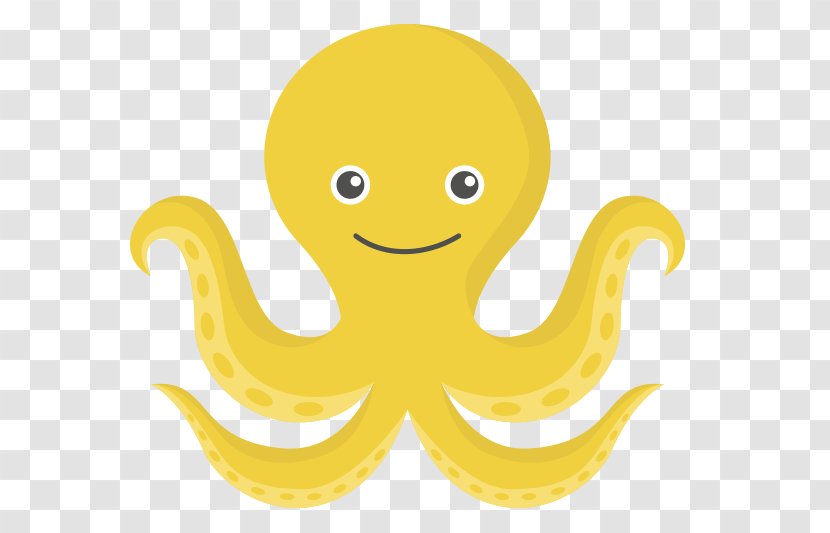 Emoticon - Octopus - Smiley Marine Invertebrates Transparent PNG