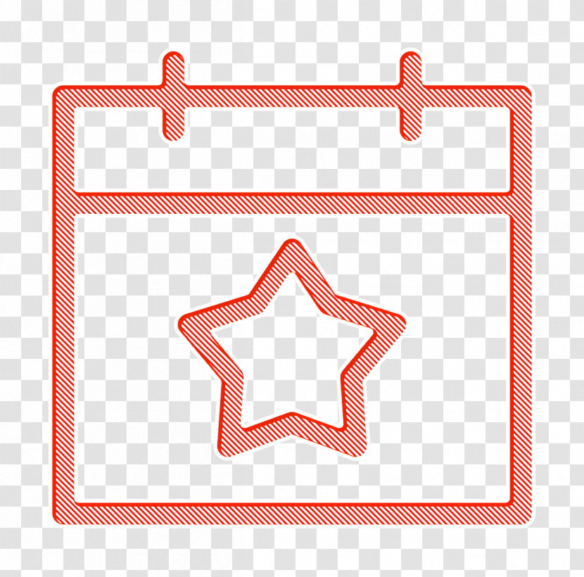 Star Icon Event Icon Calendar And Date Icon Transparent PNG