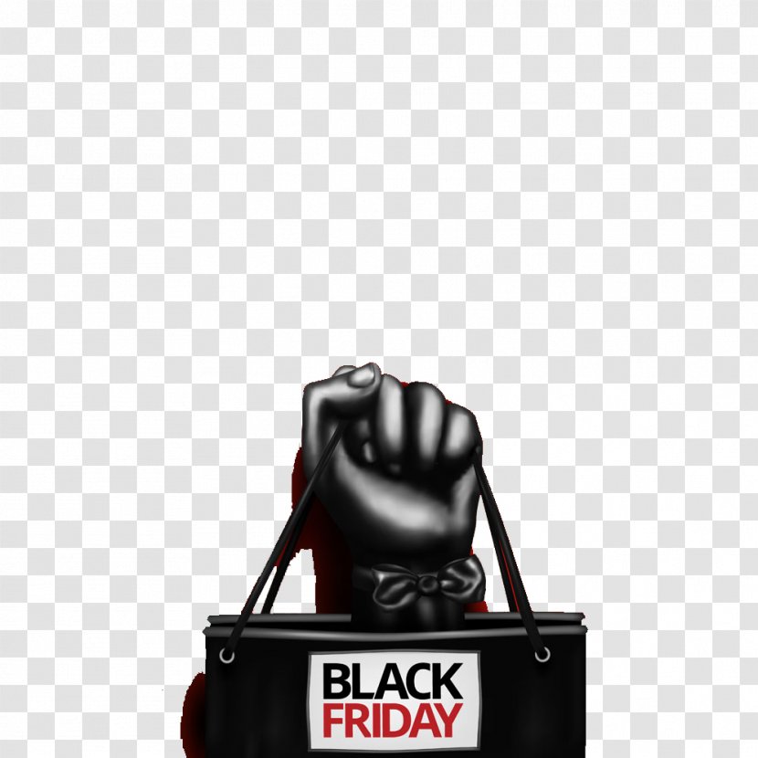 Poster Promotion Black Friday - Graphic Designer - Picked Up The Shopping Bag Hand Transparent PNG