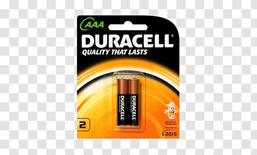 Duracell AAA Battery Alkaline Electric - Lithium Transparent PNG