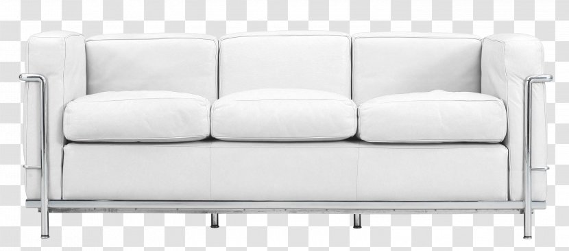 Couch Cushion Table Garden Furniture - Lobby - White Leather Picture Transparent PNG