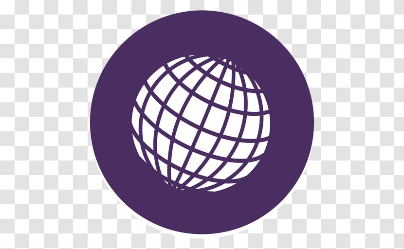 Globe Clip Art - Violet - Icon Transparent PNG
