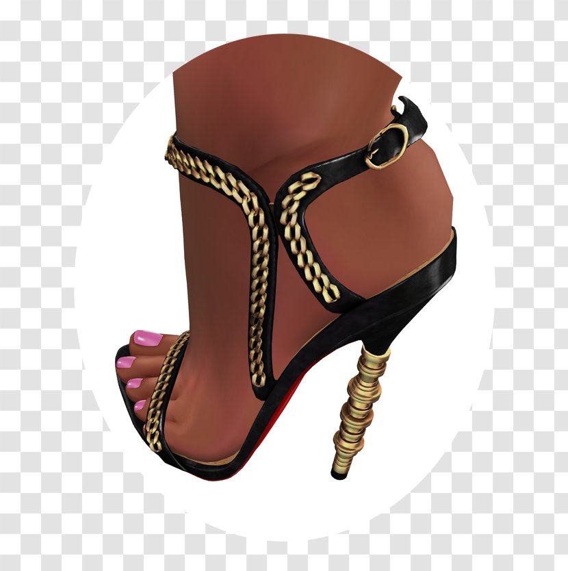 High-heeled Shoe Sandal - High Heeled Footwear Transparent PNG