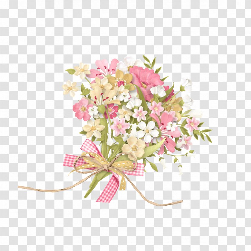 Flower Bouquet Clip Art - Gift - A Of Flowers Transparent PNG