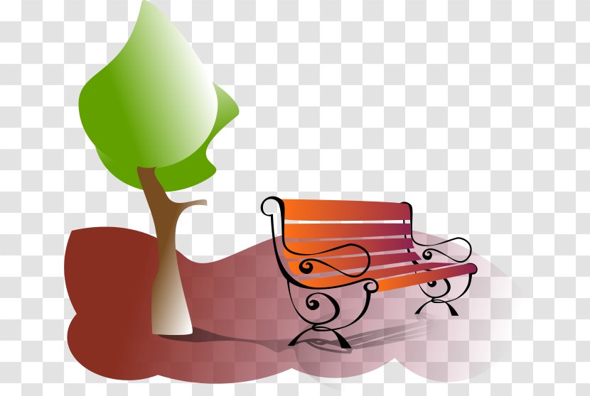 Urban Park Drawing Bench Clip Art - Seat Transparent PNG