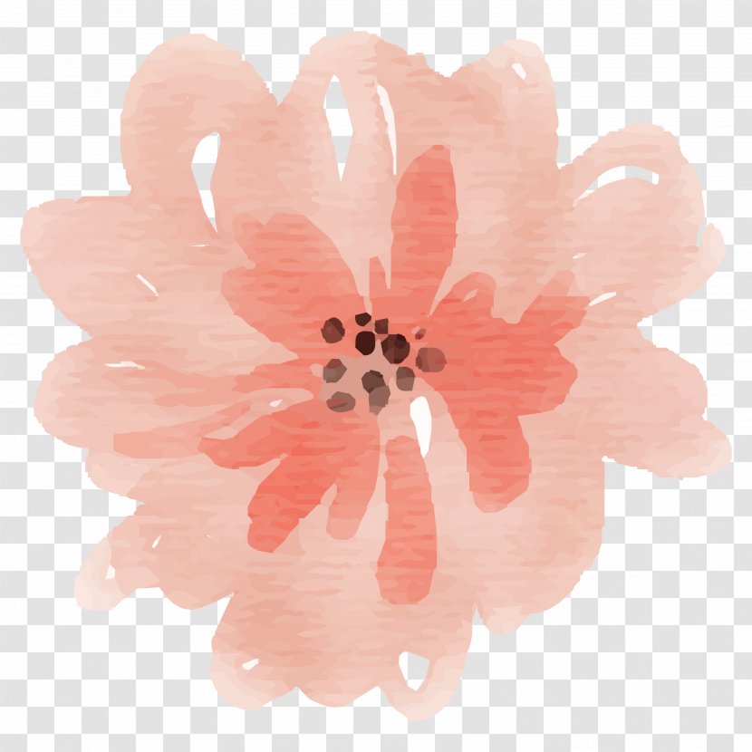 Watercolor Painting Flower Clip Art - Wreath Transparent PNG