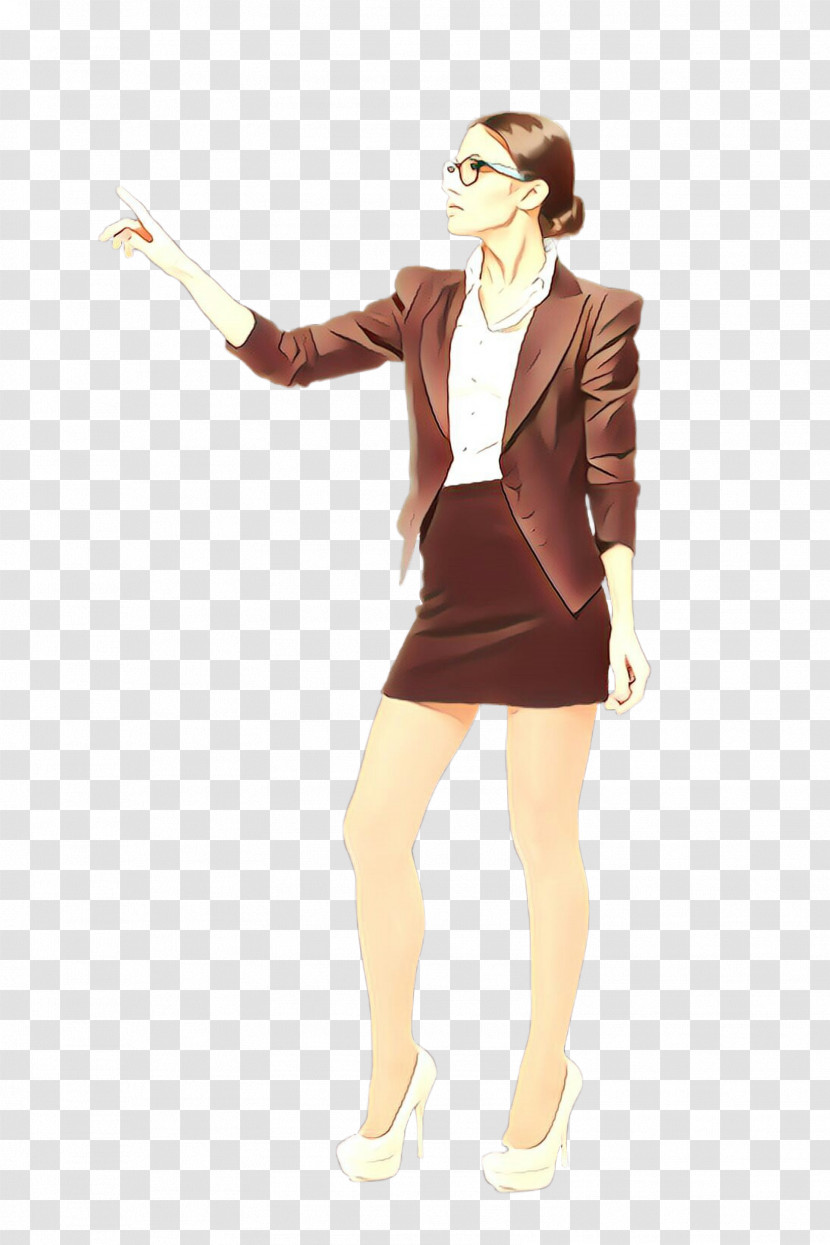 Standing Costume Joint Gesture Jacket Transparent PNG