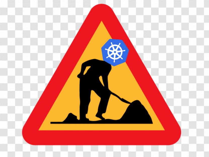 Roadworks Traffic Sign Architectural Engineering Clip Art - Side Road - Dots Transparent PNG