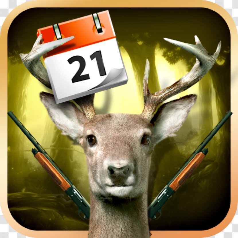 Hunting Deer Calendar Hunter Time - Fisherman Transparent PNG