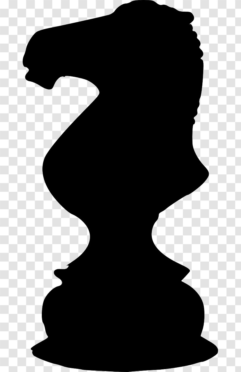 Chess Piece Knight King Clip Art - Silhouette Transparent PNG