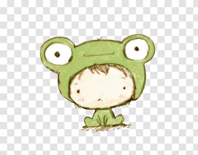 Frog Cartoon Wallpaper - Green - Children Transparent PNG