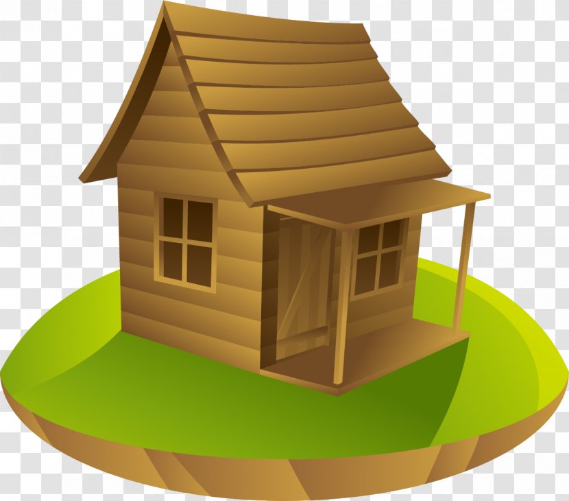 House Log Cabin Cottage Drawing - A In The Woods Transparent PNG