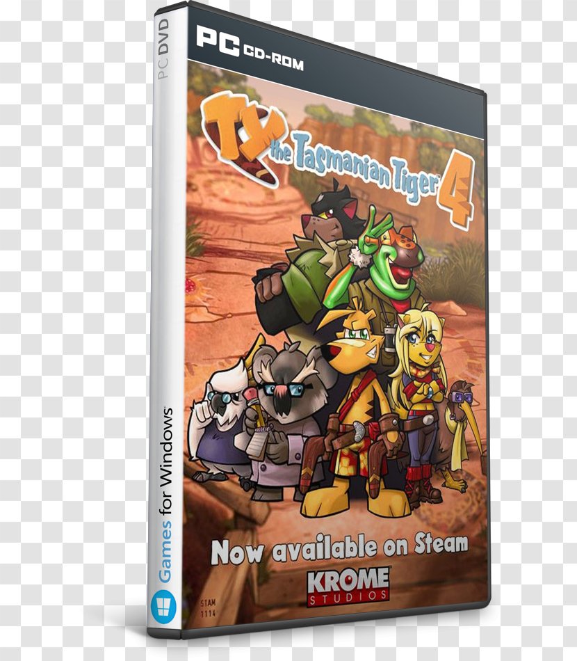 PC Game Ty The Tasmanian Tiger 4 BattleBlock Theater Personal Computer - Video Software Transparent PNG