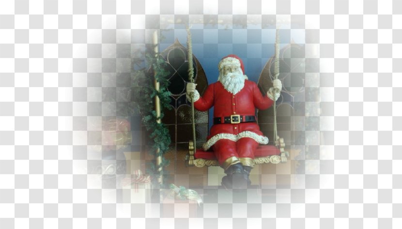 Santa Claus Christmas Ornament Figurine Transparent PNG