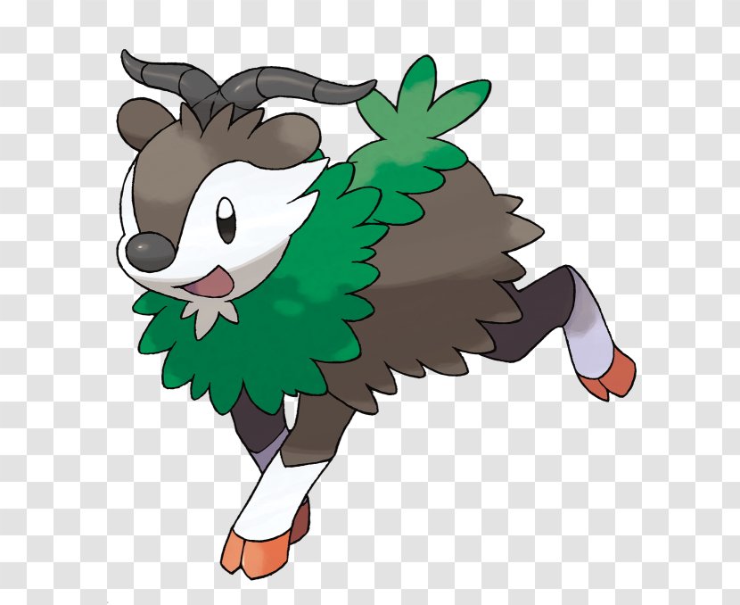 Pokémon X And Y Gold Silver Gogoat Skiddo - Plant - Pokemon Go Transparent PNG