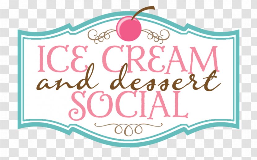 Ice Cream Social Dessert Pecan Pie - Text Transparent PNG