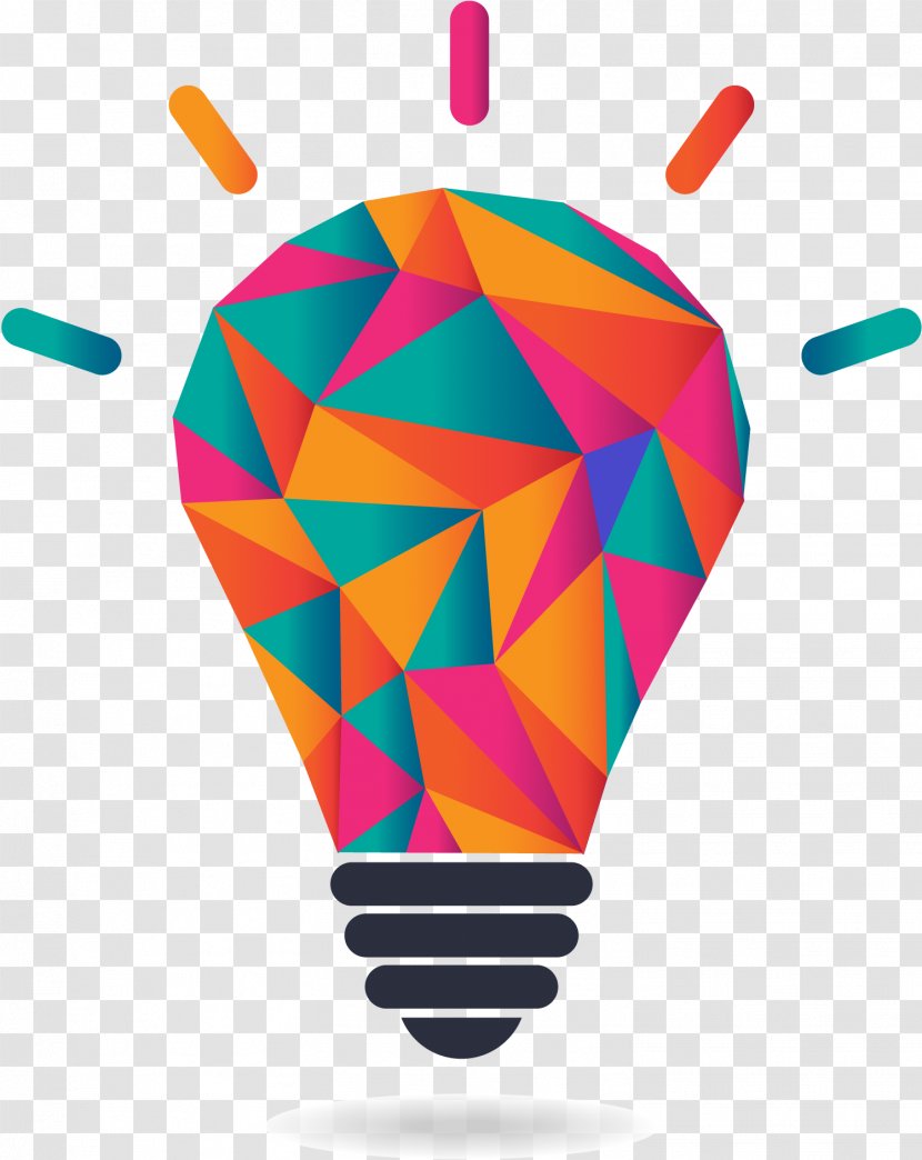 Startup Company Entrepreneurship Idea Lean Innovation - Vector Colorful Light Bulb Transparent PNG