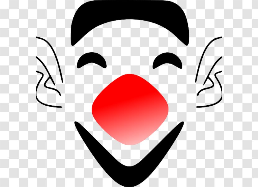 Joker Clown Laughter Clip Art - Drawing Transparent PNG